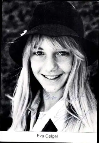 Ak Schauspielerin Eva Geigel, Portrait, Autogramm