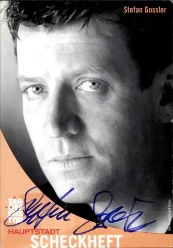 Ak Schauspieler Stefan Gossler, Portrait, Autogramm