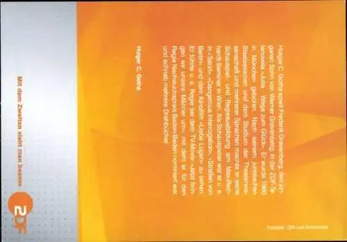 Ak Schauspieler Holger C. Gotha, Portrait, Autogramm