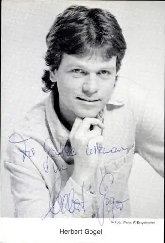 Ak Schauspieler Herbert Gogel, Portrait, Autogramm