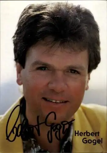 Ak Schauspieler Herbert Gogel, Portrait, Autogramm