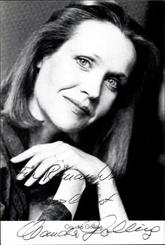 Ak Schauspielerin Claudia Golling, Portrait, Autogramm