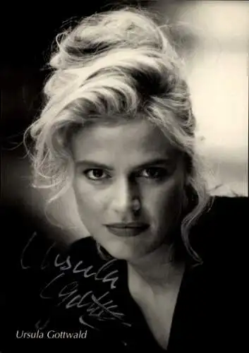 Ak Schauspielerin Ursula Gottwald, Portrait, Autogramm