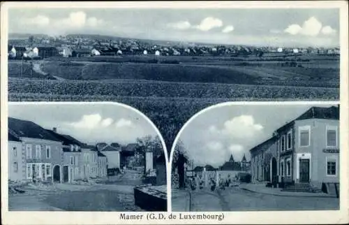 Ak Mamer Luxemburg, Stadtansichten