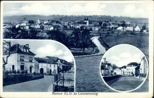 Ak Mamer Luxemburg, Stadtansichten