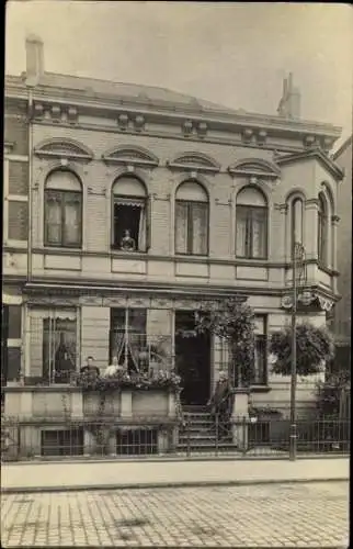 Foto Ak Hansestadt Bremen, Partie an einem Wohnhaus