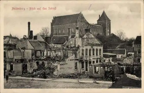 Ak Nidzica Neidenburg Ostpreußen, Schloss