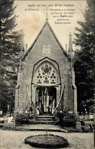 Ak Schleswig an der Schlei, Kapelle auf dem Militärfriedhof