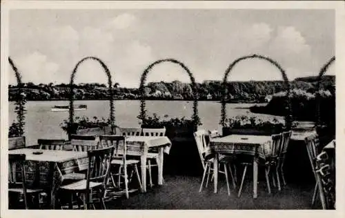 Ak Ratzeburg im Herzogtum Lauenburg, Neues Fährhaus am Küchensee, Hotel, Gaststätte