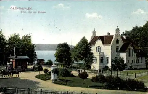 Ak Gremsmühlen Malente in Ostholstein, Blick über den Dieksee