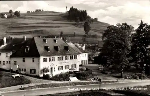 Ak Warmensteinach Oberfranken Bayern, Gasthof goldner Löwe