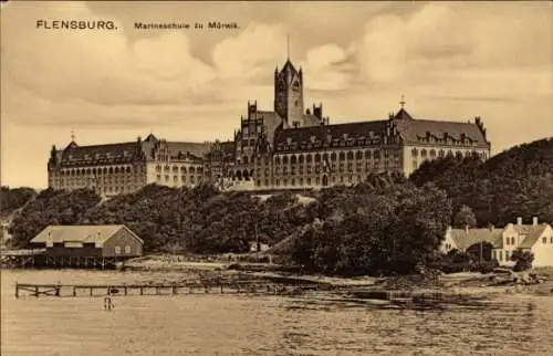 Ak Flensburg in Schleswig Holstein, Marineschule zu Mürwik