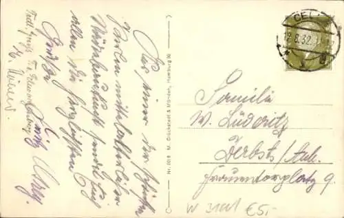 Ak Celle, Partie an der Stechbahn, Fachwerkhaus, Apotheke