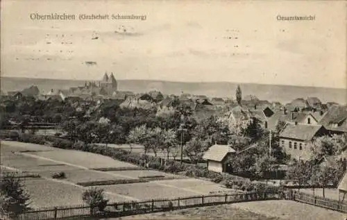 Ak Obernkirchen in Schaumburg, Grafschaft Schaumburg, Gesamtansicht