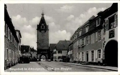Ak Gengenbach im Schwarzwald, Kinzigtor