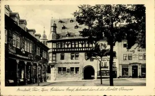 Ak Arnstadt in Thüringen, Güldener Greif