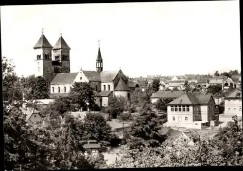 Ak Bad Klosterlausnitz in Thüringen, Teilansicht, Kirche