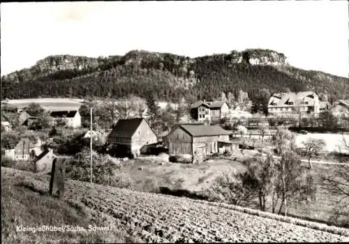 Ak Kleingießhübel Reinhardtsdorf Schöna Sächsische Schweiz, Gesamtansicht