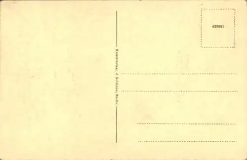 Ak Malchow, Klostergarten