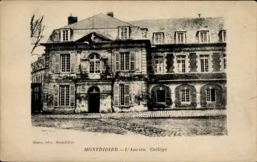 Ak Montdidier Somme, Ancien College