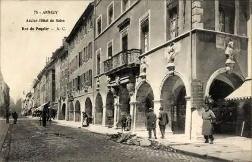 Ak Annecy Haute Savoie, Hotel de Sales, Rue du Paquier