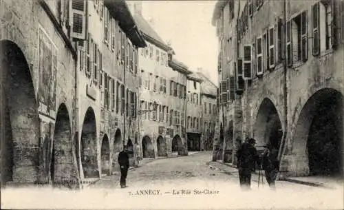 Ak Annecy Haute Savoie, Rue Ste-Claire