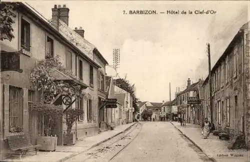 Ak Barbizon Seine et Marne, Hotel de la Clef-d'Or