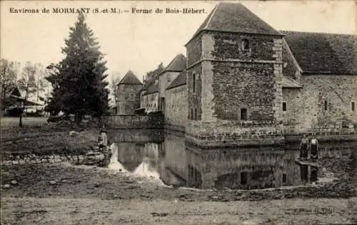 Ak Mormant Seine et Marne, Ferme de Bois-Hebert