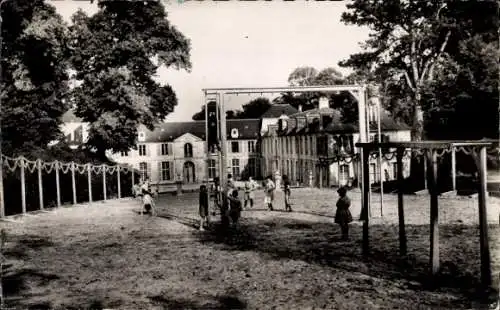 Ak Luzancy Seine et Marne, Colonie Scolaire de Paris, Le Parc de Jeux