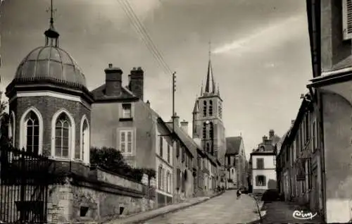 Ak Lorrez le Bocage Seine et Marne, Kirchstraße