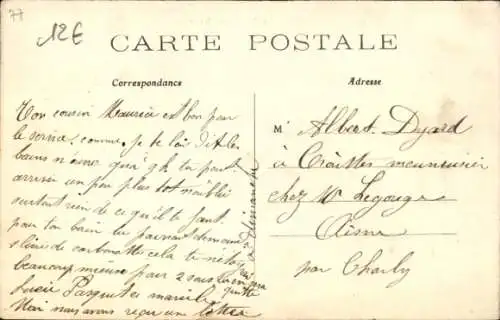 Ak Jouarre Seine et Marne, Der Ort mit den Epilierern im Jahr 1838, Turm