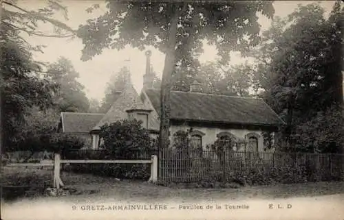 Ak Gretz Armainvilliers Seine et Marne, Pavillon de la Tourelle