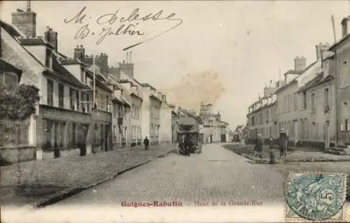 Ak Guignes Rabutin Seine et Marne, Spitze der Grande Rue