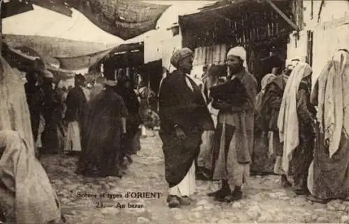 Ak Orient, Araber auf dem Basar