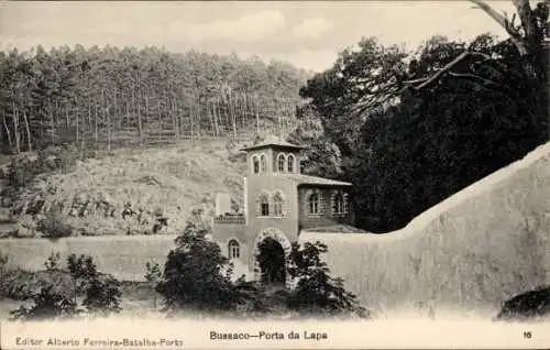 Ak Buçaco Bussaco Portugal, Porta da Lapa