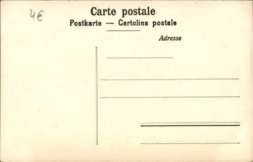 Ak Schweiz, Skiläufer, Schlittenfahrer, Panorama