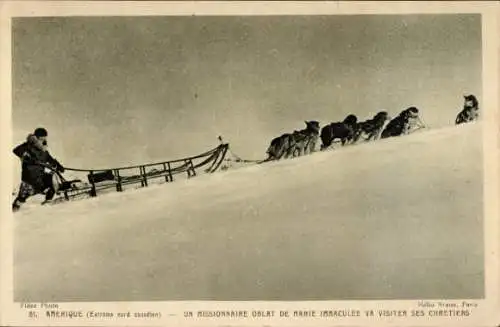 Ak Kanada, Canadian Far North Missions, Missionsoblate der Unbefleckten Jungfrau Maria