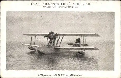 Ak Aviation, Wasserflugzeug LeO H193 im Mittelmeer