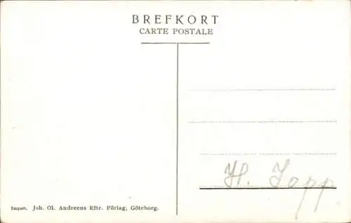 Ak Göteborg Schweden, Gamla Elfsborgs fästning