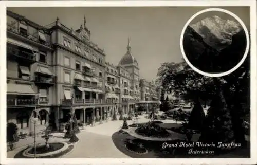 Ak Interlaken Kanton Bern Schweiz, Grand Hotel Victoria Jungfrau