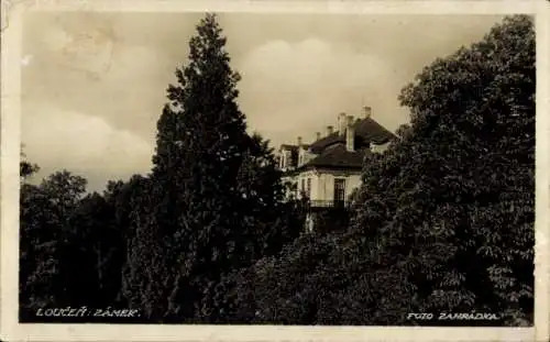 Ak Loučeň Lautschin Mittelböhmen, Schloss Loucen