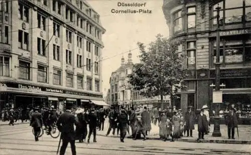 Ak Düsseldorf am Rhein, Corneliusplatz