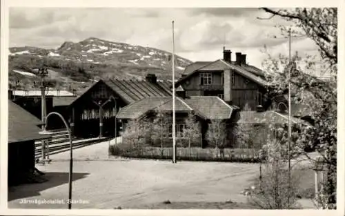 Ak Storlien Åre Schweden, Bahnhof, Hotel