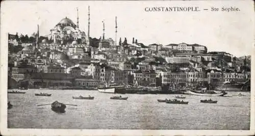 Ak Konstantinopel Istanbul Türkei, Sainte Sophie, Bosporus