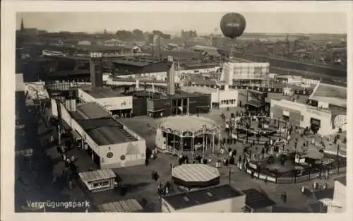 Ak Köln, Internationale Presseausstellung Pressa 1928, Ausstellungsgelände, Ballon