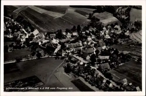 Ak Schweinhausen Hochdorf in Oberschwaben, Fliegeraufnahme