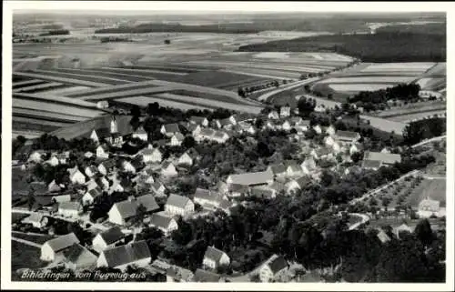 Ak Bihlafingen Laupheim in Oberschwaben, Fliegeraufnahme