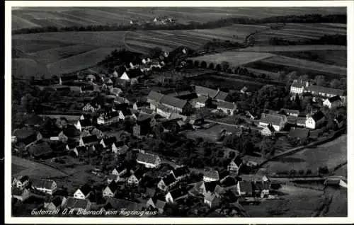 Ak Gutenzell Hürbel Oberschwaben Württemberg, Fliegeraufnahme