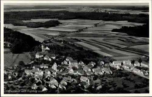 Ak Granheim Ehingen an der Donau, Fliegeraufnahme