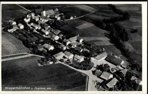 Ak Walpertskirchen Oberbayern, Fliegeraufnahme